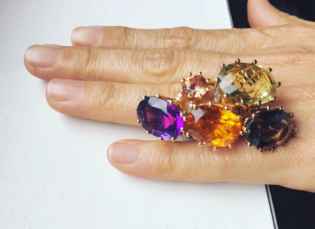 finejewelry rings gold gemstone diamonds colorful natur oneofakind instgood  instajewelry accessories atelier oneofakind bliss instadaily instamood organic