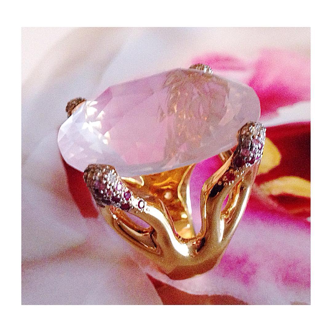 finejewellery ring gold gemstone diamond pastell rose bliss love my craft instadaily instamood instajewelry  flower nature