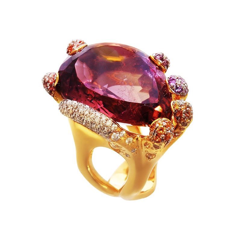 finejewelry ring gold gemstone diamond splash colorfull oneofakind atelier munich instajewelry instagood haveaniceday