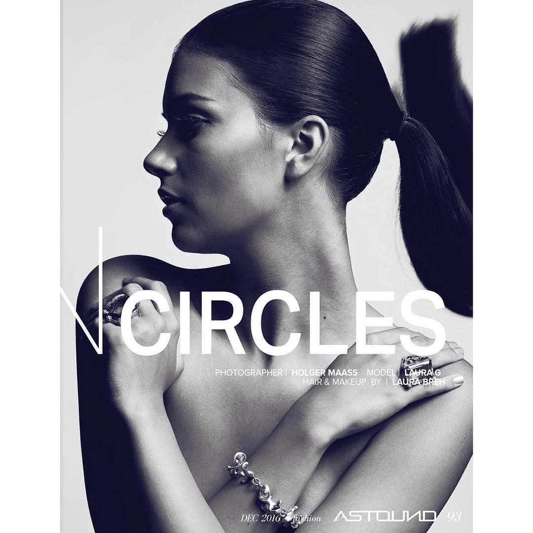 in circles @astoundmagazine @studio_maass @mostwantedmodels_official @lauramua